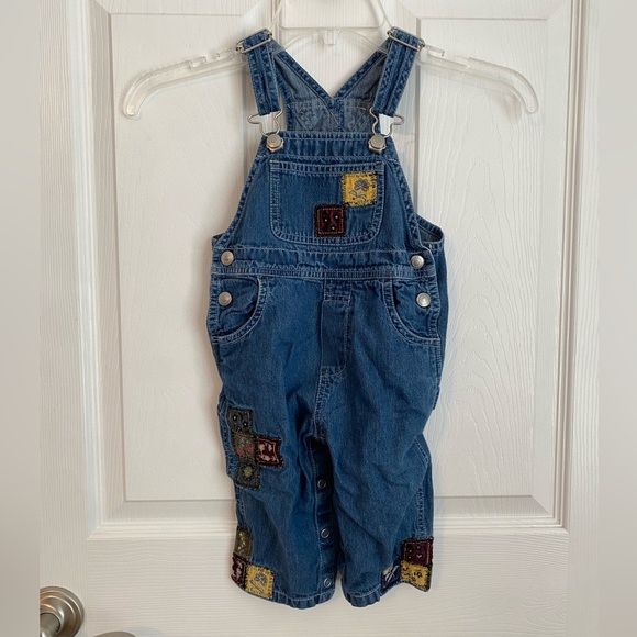 GAP Other - Gap Kids Denim Overalls with Patchwork